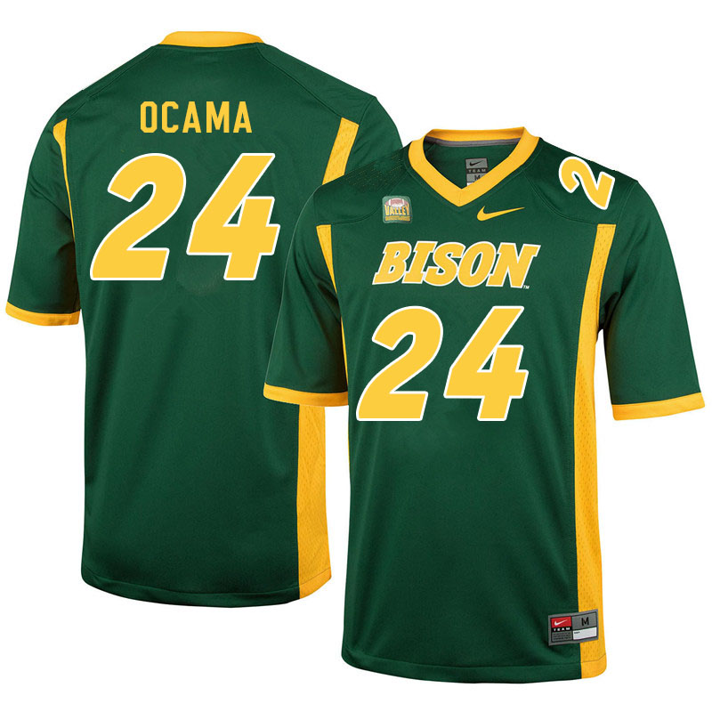 Men #24 Jenaro Ocama North Dakota State Bison College Football Jerseys Sale-Green - Click Image to Close
